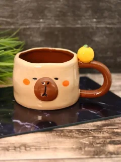 Чашка ILikeGift Amazing capybara FC242579 (brown) — фото 2