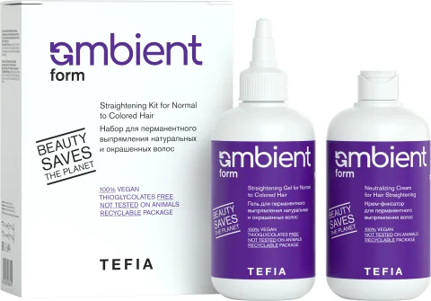 Набор косметики для волос Tefia Ambient Form для перманентного выпрямления волос