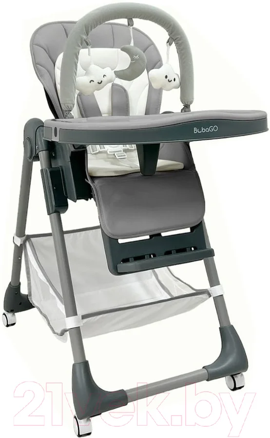 Стульчик для кормления Bubago Amelia / BG 103-2 (Light Grey)