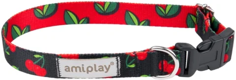 Ошейник Ami Play Регулируемый (L, Cherry)