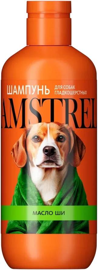Шампунь для животных Amstrel С маслом ши для гладкошерстных собак (300мл)
