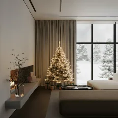 Ель искусственная Erbis Anna с белыми кончиками 150 — фото 4