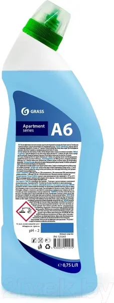 Чистящее средство для унитаза Grass Apartament Series А6 / 125265 (750мл) — фото 10