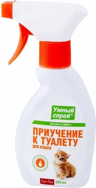 Средство для приучения к туалету Apicenna Для кошек (200мл)