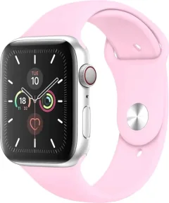 Ремешок для умных часов Bingo Для Apple Watch (светло-розовый) — фото 5