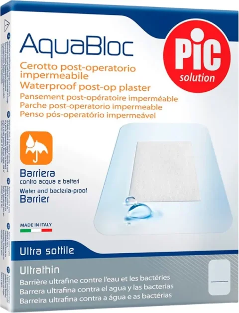 Пластырь Pic Solution Aquabloc Послеоперационный водонепроницаемый (25x10см)