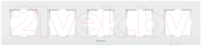 Рамка для выключателей и розеток Panasonic Arkedia WMTF08052WH-BY