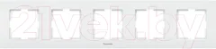 Рамка для выключателей и розеток Panasonic Arkedia WMTF08052WH-BY — фото 3
