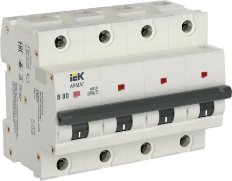 Выключатель автоматический IEK AR-M10H-4-B080