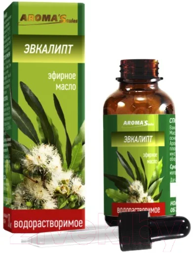 Эфирное масло Aroma Saules Водорастворимое Эвкалипт (30мл)