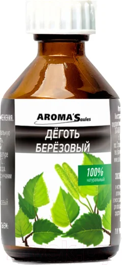 Масло косметическое Aroma Saules Березовый деготь (50мл) — фото 1