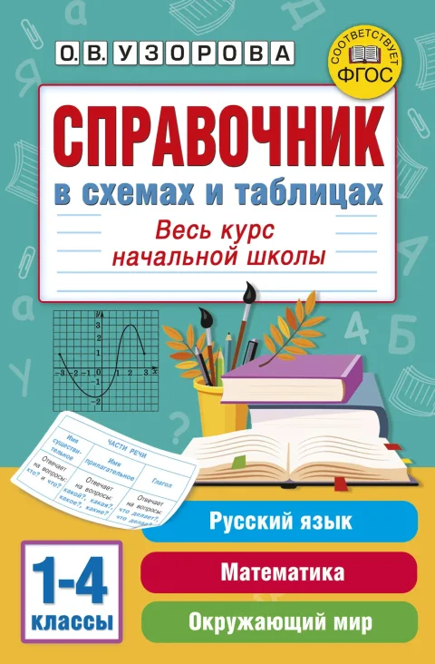 Учебное пособие АСТ Справочник в схемах и таблицах (Узорова О. 9785171759681)