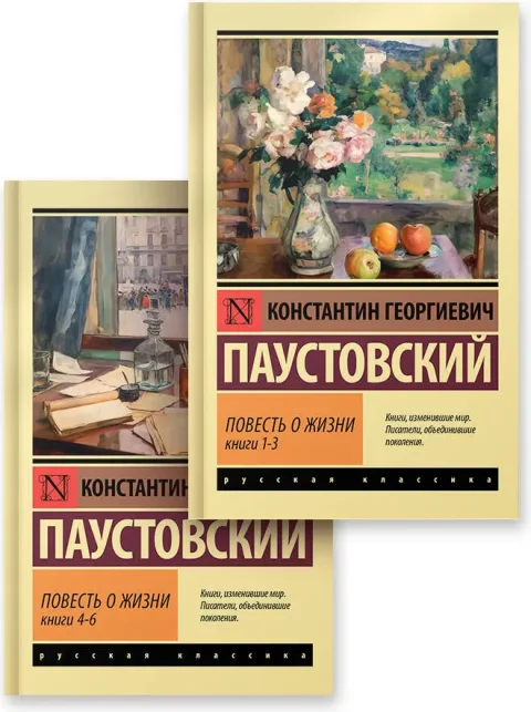 Набор художественных книг АСТ Повесть о жизни (Паустовский Константин 9785171836962)
