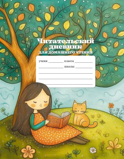 Дневник АСТ Читательский дневник школьника для домашнего чтения (9785171696078)