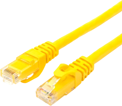 Кабель ATcom AT0202 UTP Cat.6 (2м, желтый)