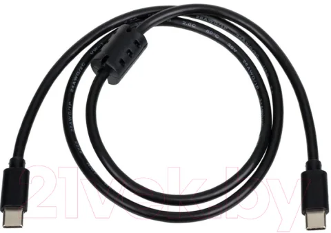 Кабель ATcom AT2113 Type-C (m) - Type-C(m) (0.8м, черный)