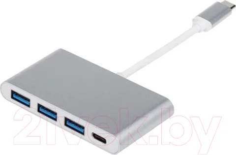 Кабель/переходник ATcom AT2808 Type-C (m) - Type-C(f)+3xUSB 3.0(f) (0.1м)