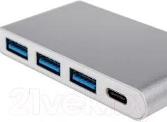 Кабель/переходник ATcom AT2808 Type-C (m) - Type-C(f)+3xUSB 3.0(f) (0.1м) — фото 3