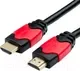 Кабель ATcom AT4942 HDMI (1м, Red/Gold) — фото 3