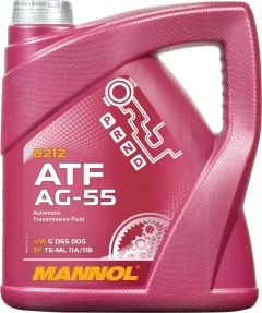Трансмиссионное масло Mannol ATF AG55 Automatic / MN8212-4ME (4л) — фото 1