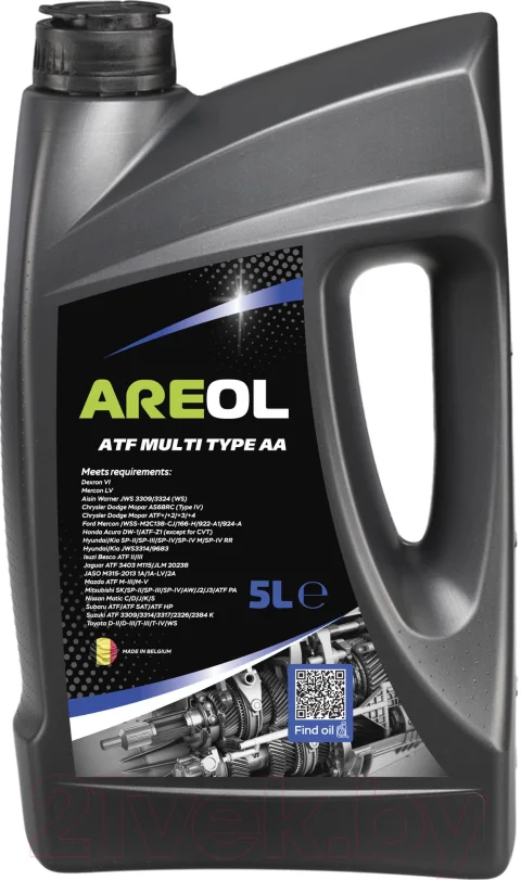 Трансмиссионное масло Areol ATF Multi Type AA / AR162 (5л)