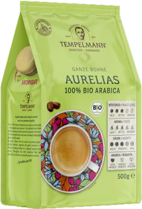 Кофе в зернах Tempelmann Aurelias (500г)