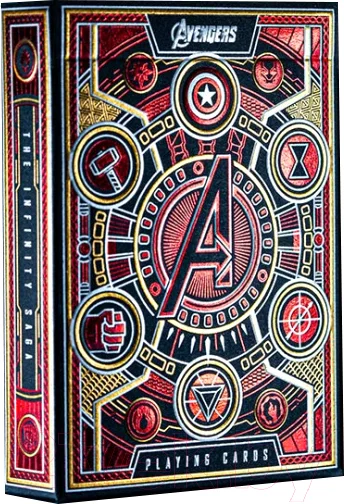 Игральные карты Theory 11 Avengers Red Edition / T1151