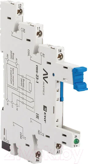 Разъем для реле EKF Averes RMS-23-1