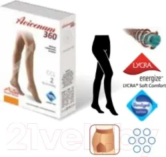 Колготки компрессионные Aries Avicenum 360 с закрытым носком / 9999 (M, long) — фото 8
