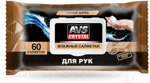 Влажные салфетки AVS Для Рук AVK-211 / A40266S (60шт)