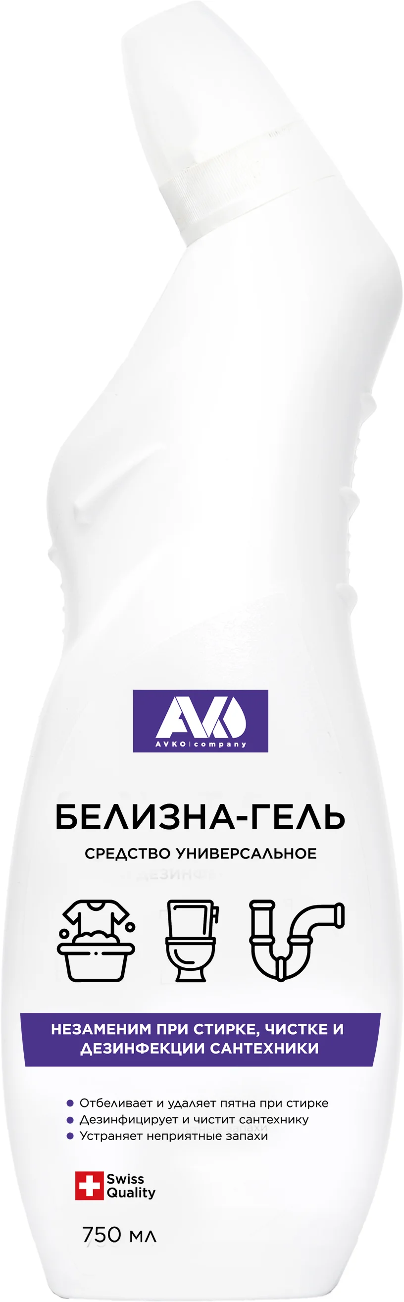 Универсальное чистящее средство Avko Белизна-гель (750мл)