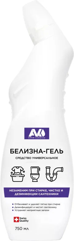Универсальное чистящее средство Avko Белизна-гель (750мл) — фото 1