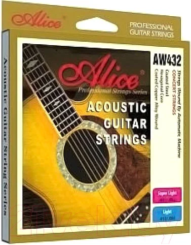 Струны для акустической гитары Alice AW432P-SL