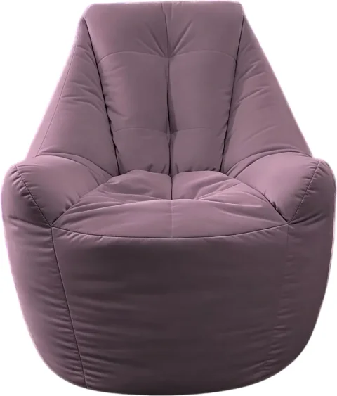 Кресло-мешок BeanBag Бенджамин / B-85x90-S (микровелюр сирень)