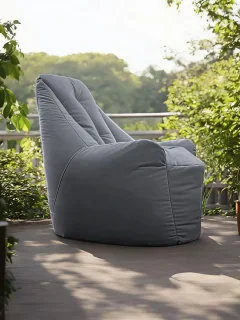 Кресло-мешок BeanBag Бенджамин / B-85x90-SM (микровелюр шторм) — фото 5