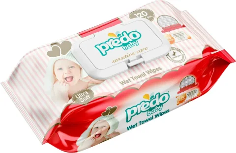 Влажные салфетки детские Predo Baby (120шт)