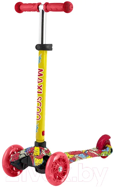 Самокат детский Maxiscoo Baby / MSC-B072102PR (монстры)