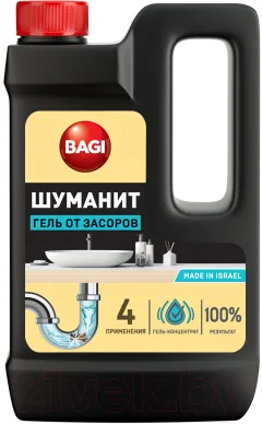 Средство для устранения засоров Bagi Шуманит (450мл) — фото 1