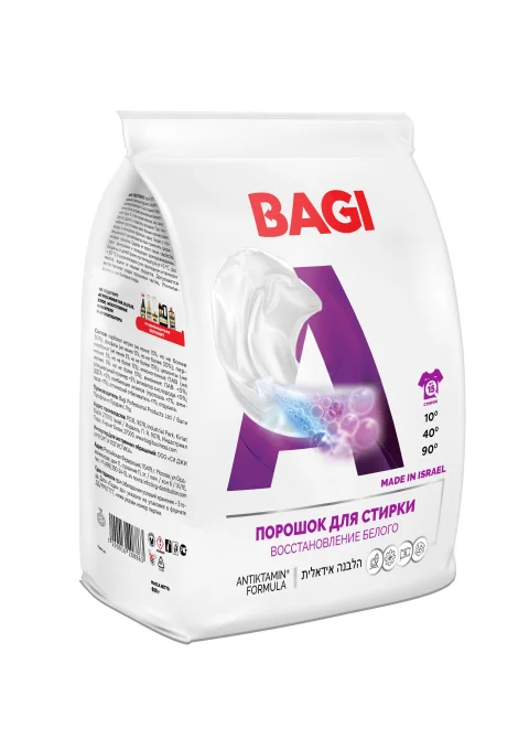 Стиральный порошок Bagi Концентрированный восстановление белого (650г)