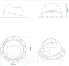 Проходка кровельная Krovent Base-VT Seam RAL 3009 (красный) — фото 2