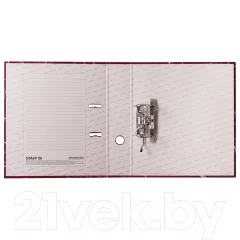 Папка-регистратор Staff Basic / 229619 (красный) — фото 4