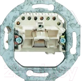 Розетка ABB Basic 55 / 13010404-02.38-01.01-01.00 (слоновая кость, лицевая панель)