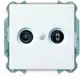Розетка ABB Basic 55 SP610230TRIAX4 — фото 2