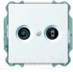 Розетка ABB Basic 55 SP610230TRIAX4 — фото 3