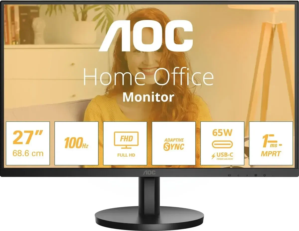 Монитор AOC Basic-Line 27B3CA2 (черный)