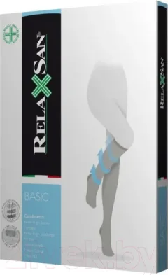 Гольфы компрессионные RelaxSan Basic Plus 850P, 140 den, 2 кл.к. (р.2, черный) — фото 8