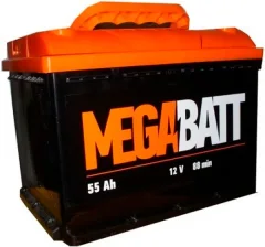 Автомобильный аккумулятор Mega Batt Batt R+ 480A / 6СТ-55АзЕ (55 А/ч) — фото 3