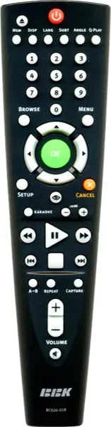 Универсальный пульт ДУ Lextool BBK RC-026-01R DVD плеер+караоке orig box (IC) — фото 3