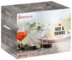 Набор бокалов Spiegelau BBQ&Drinks Джин и Тоник / 4391780 (6шт) — фото 3