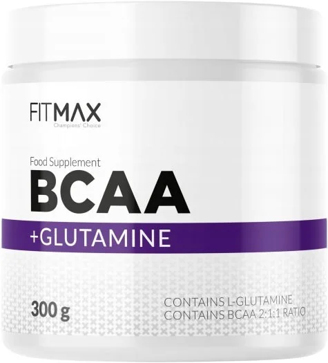 Аминокислоты BCAA Fitmax BCAA+Glutamine (300г, черная смородина)